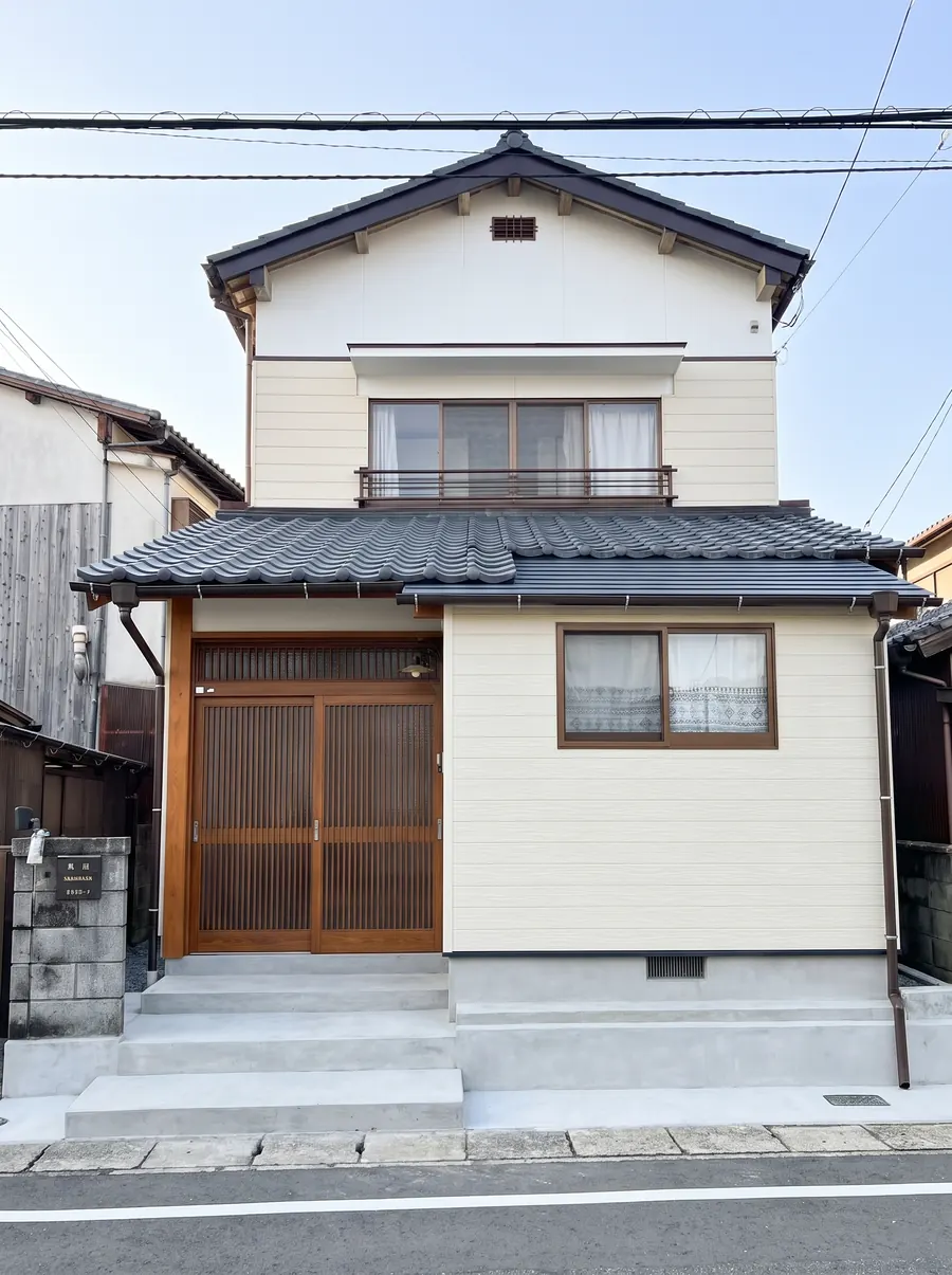 塗装後の住宅